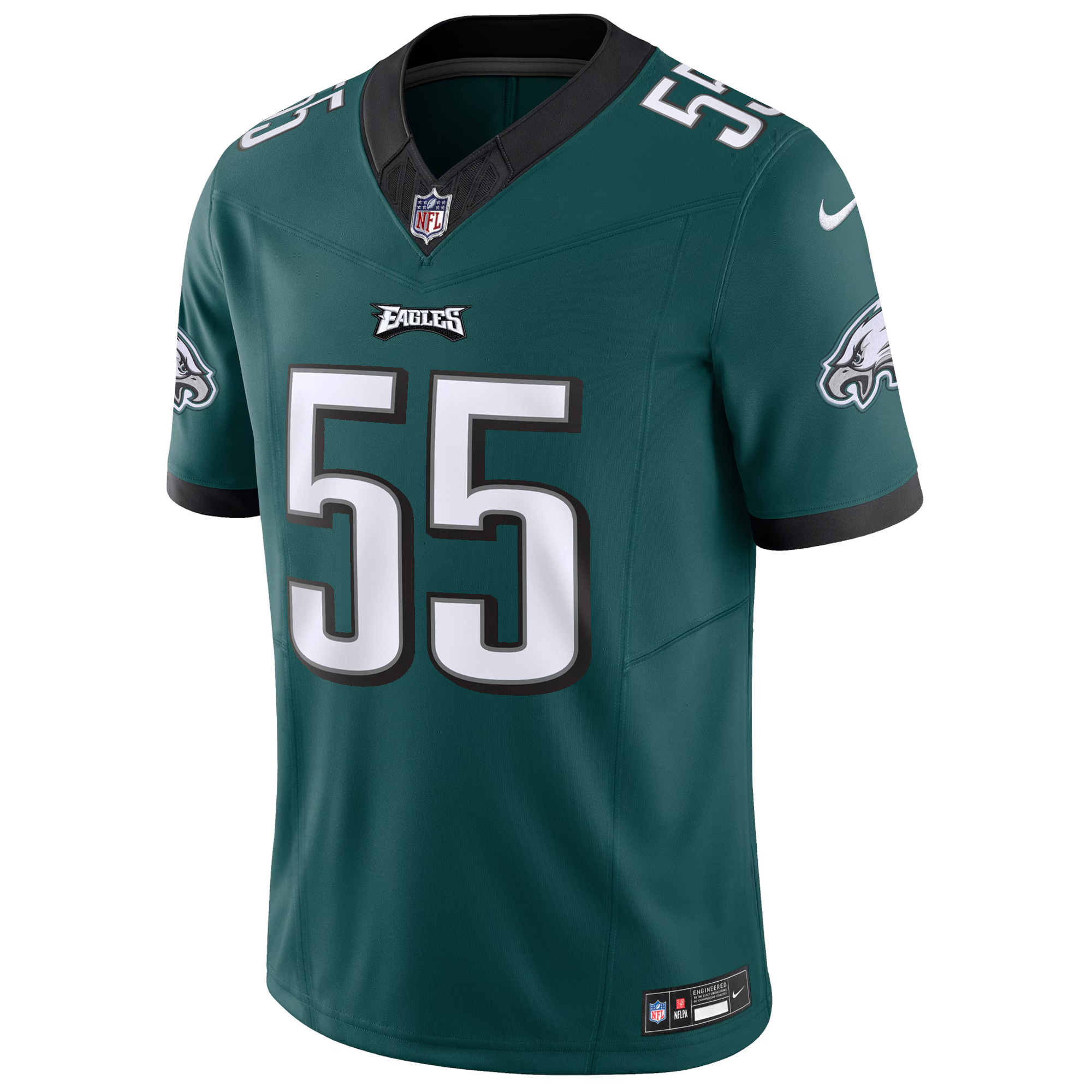 Brandon Graham Philadelphia Eagles Midnight Green Vapor F.U.S.E Limited Jersey - All Stitched - Image 2
