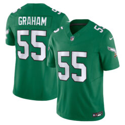 Brandon Graham Philadelphia Eagles Kelly Green Throwback Vapor F.U.S.E Limited Jersey - All Stitched