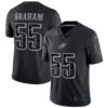 Brandon Graham Philadelphia Eagles Black RFLCTV Limited Jersey - All Stitched