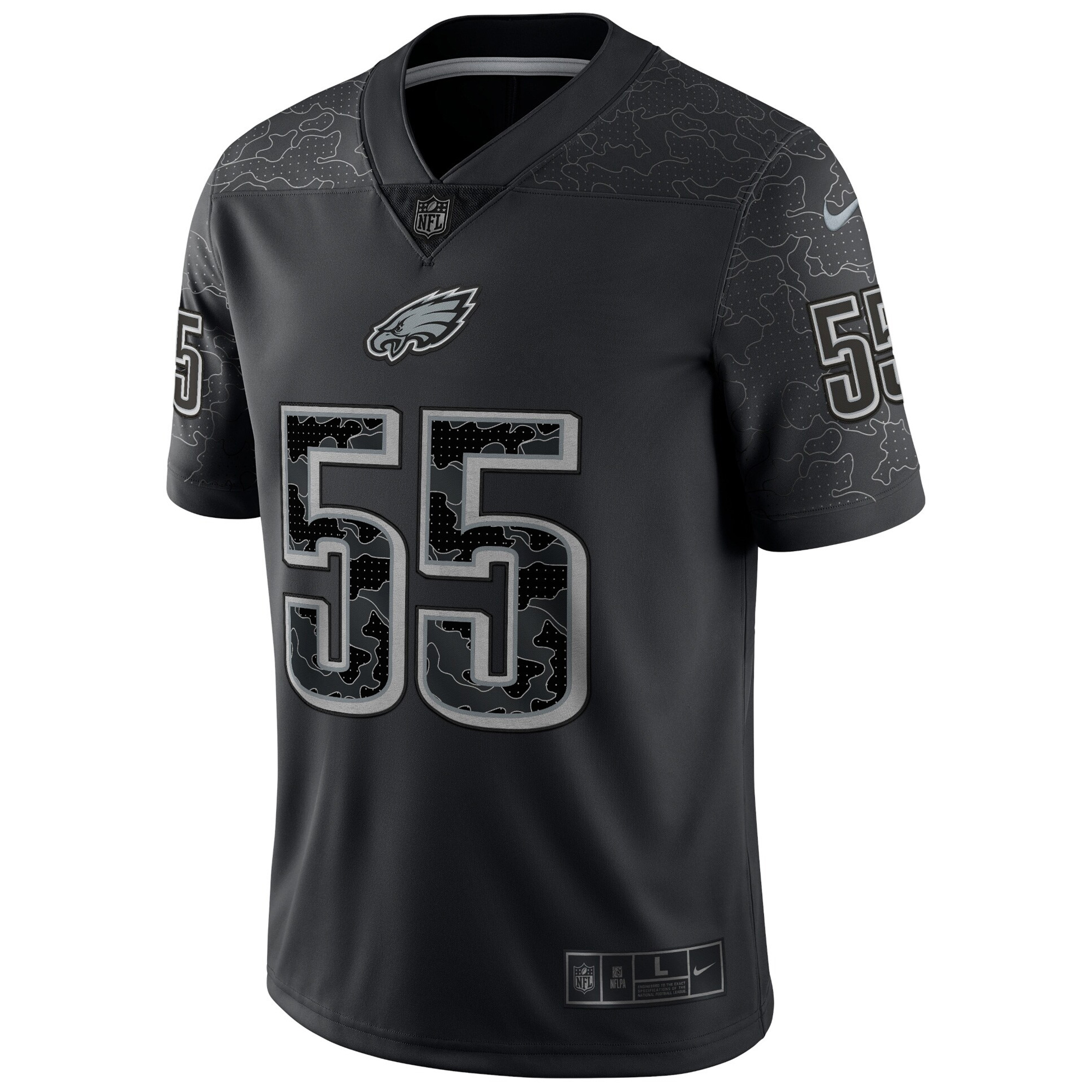 Brandon Graham Philadelphia Eagles Black RFLCTV Limited Jersey - All Stitched - Image 2