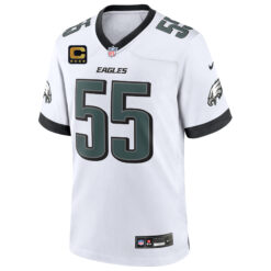 Alternative view of Brandon Graham Philadelphia Eagles Super Bowl LVII White Game Jersey - All Stitched