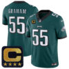 Brandon Graham Philadelphia Eagles Super Bowl LVII Midnight Green Vapor F.U.S.E Limited Jersey - All Stitched
