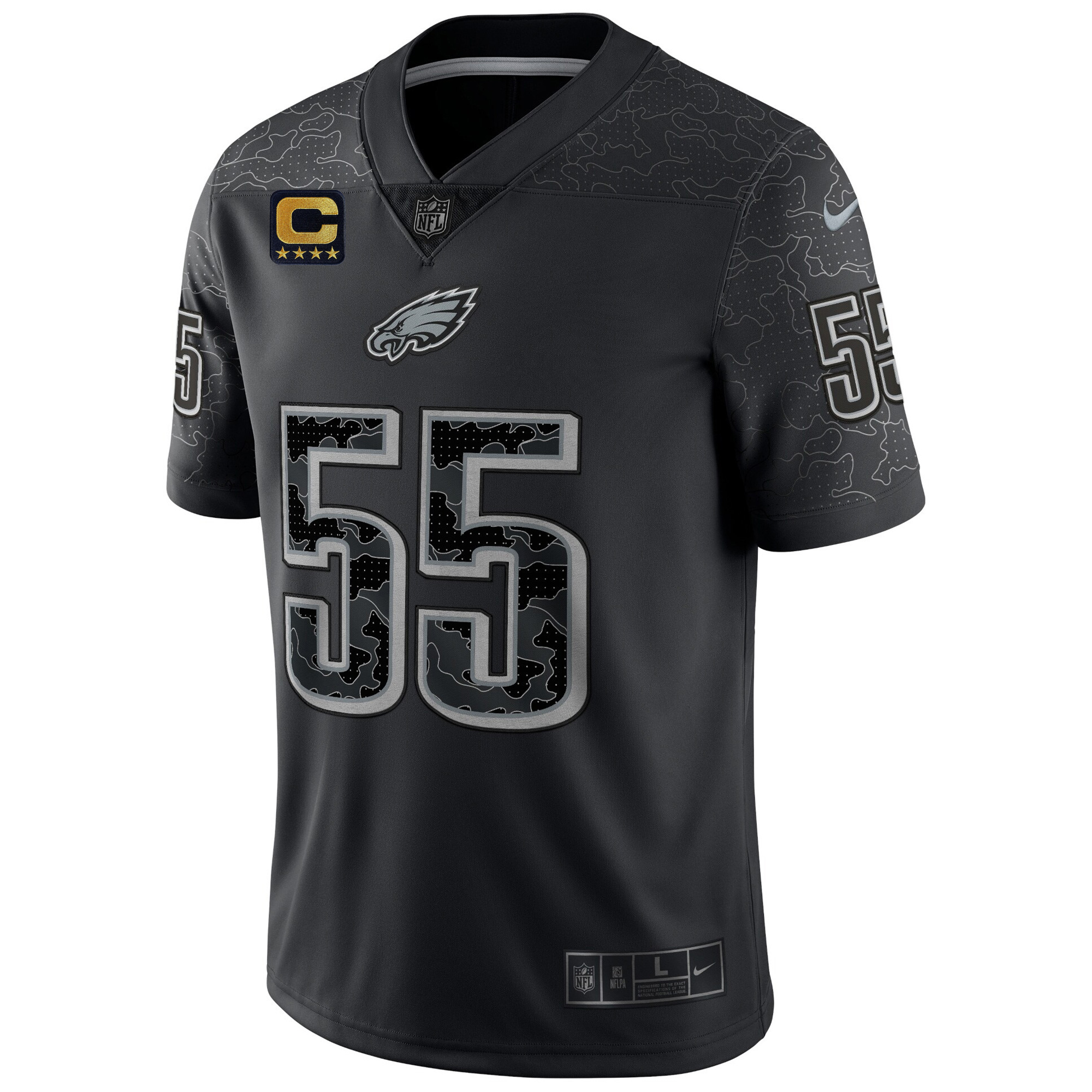 Brandon Graham Philadelphia Eagles Super Bowl LVII Black RFLCTV Limited Jersey - All Stitched - Image 2