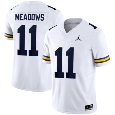 Carter Meadows Michigan Wolverines Football White Vapor F.U.S.E Limited Jersey - All Stitched