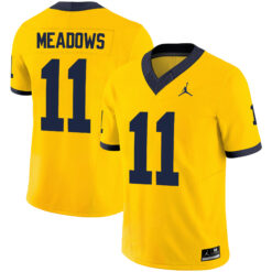 Carter Meadows Michigan Wolverines Football Maize Vapor F.U.S.E Limited Jersey - All Stitched
