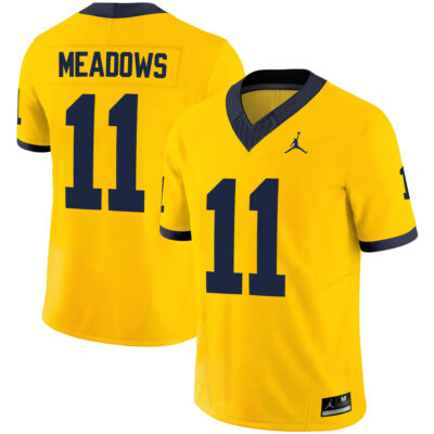 Carter Meadows Michigan Wolverines Football Maize Vapor F.U.S.E Limited Jersey - All Stitched