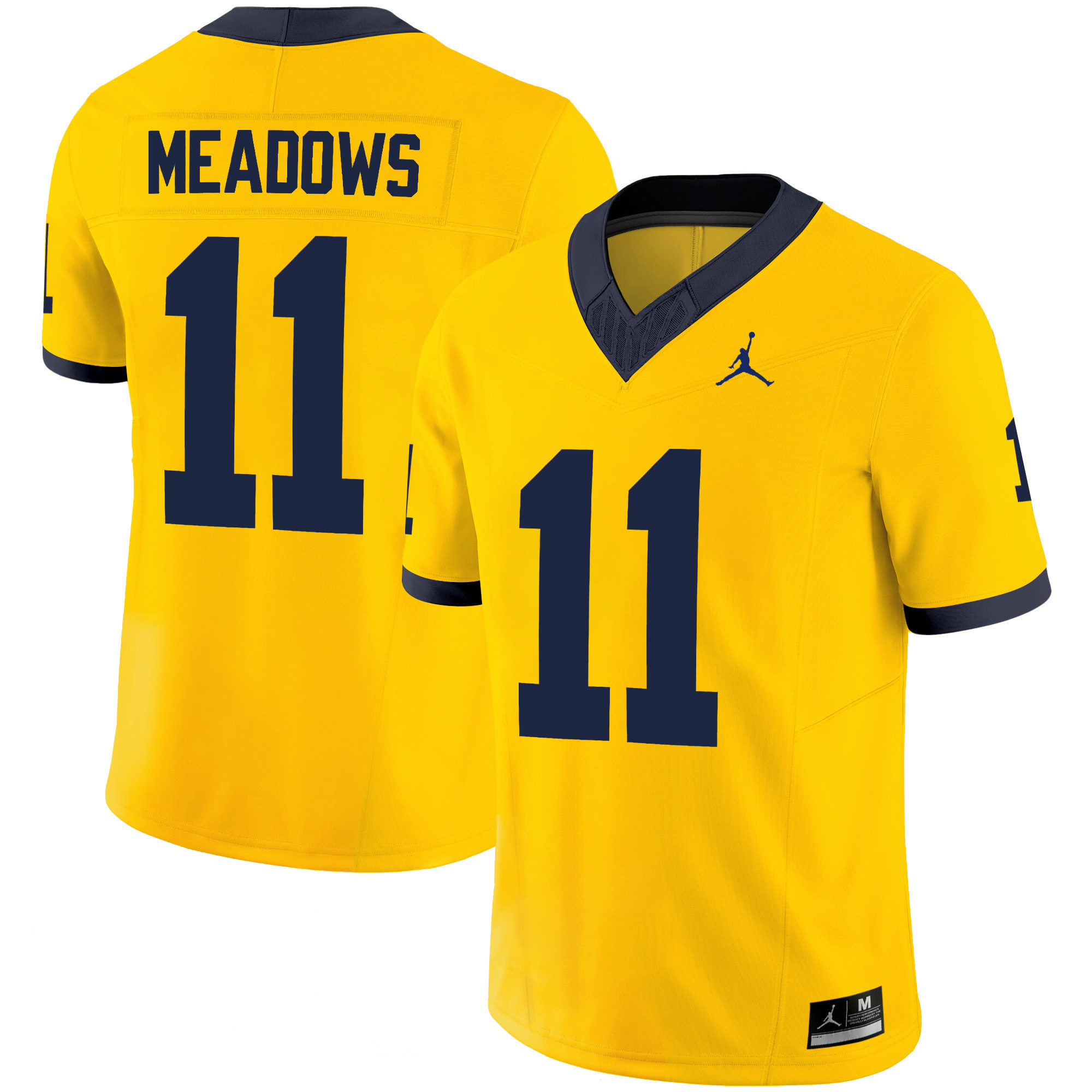 Carter Meadows Michigan Wolverines Football Maize Vapor F.U.S.E Limited Jersey - All Stitched