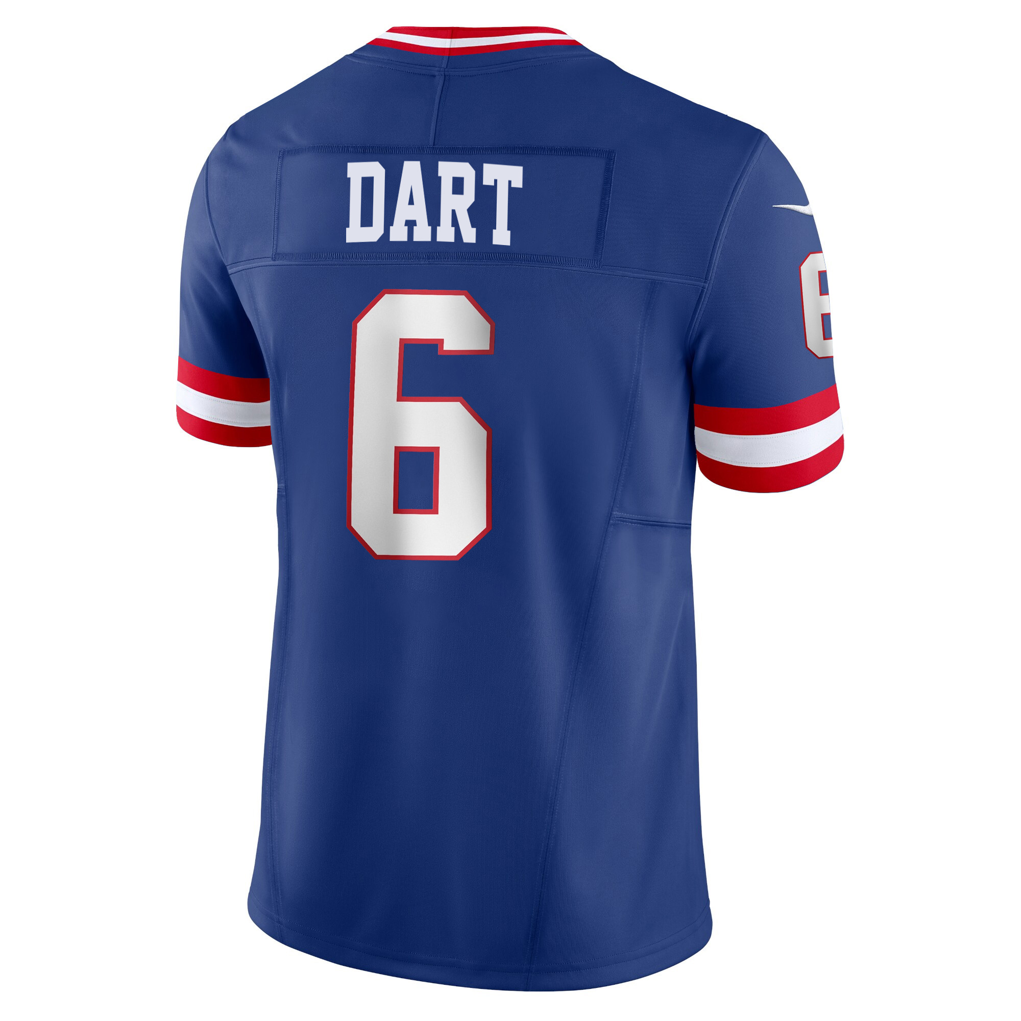 Jaxson Dart New York Giants 100th Season Anniversary Royal Alternate Vapor F.U.S.E Limited Jersey - All Stitched - Image 3