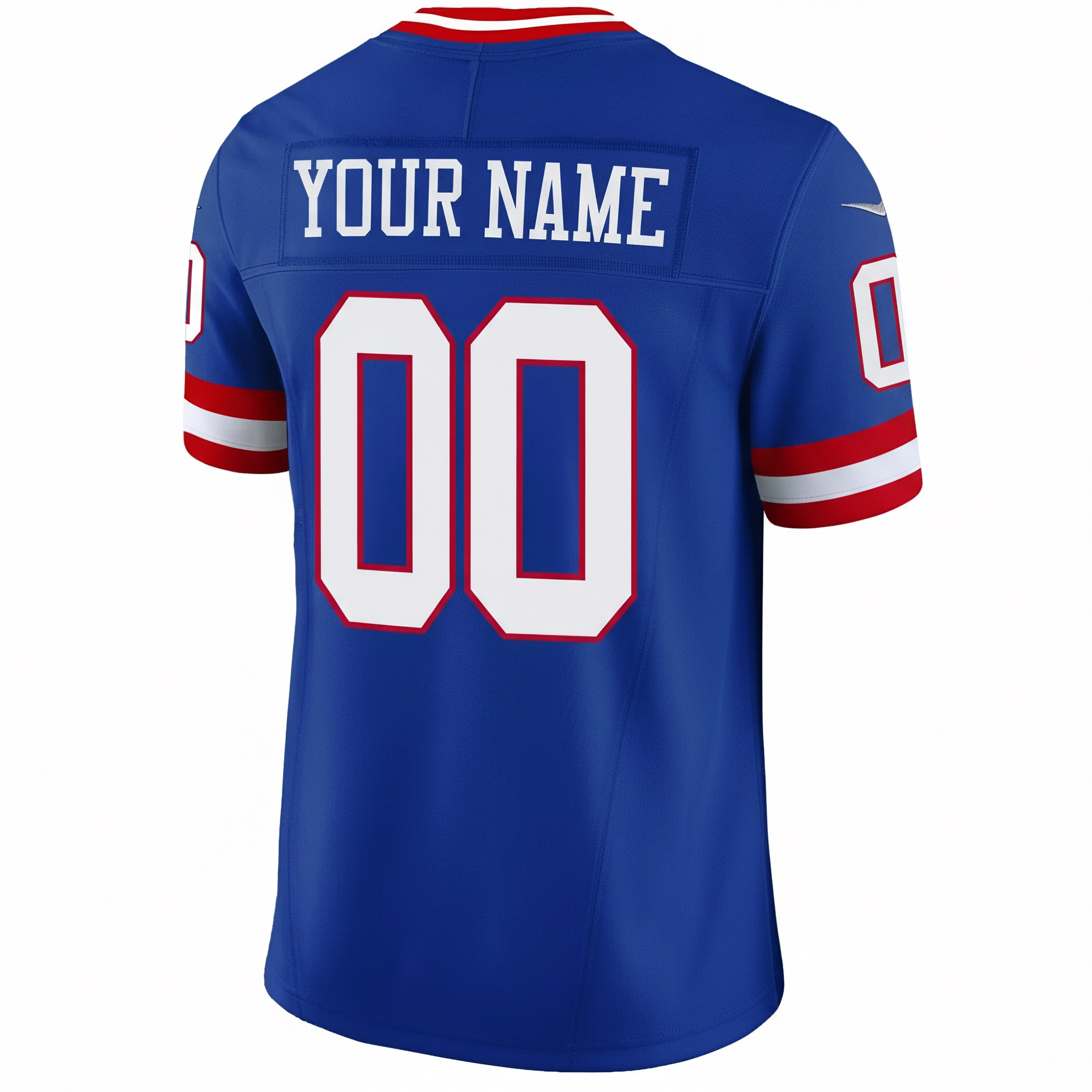 Custom New York Giants Royal Blue 100th Season Anniversary Jersey - All Stitched - Image 3