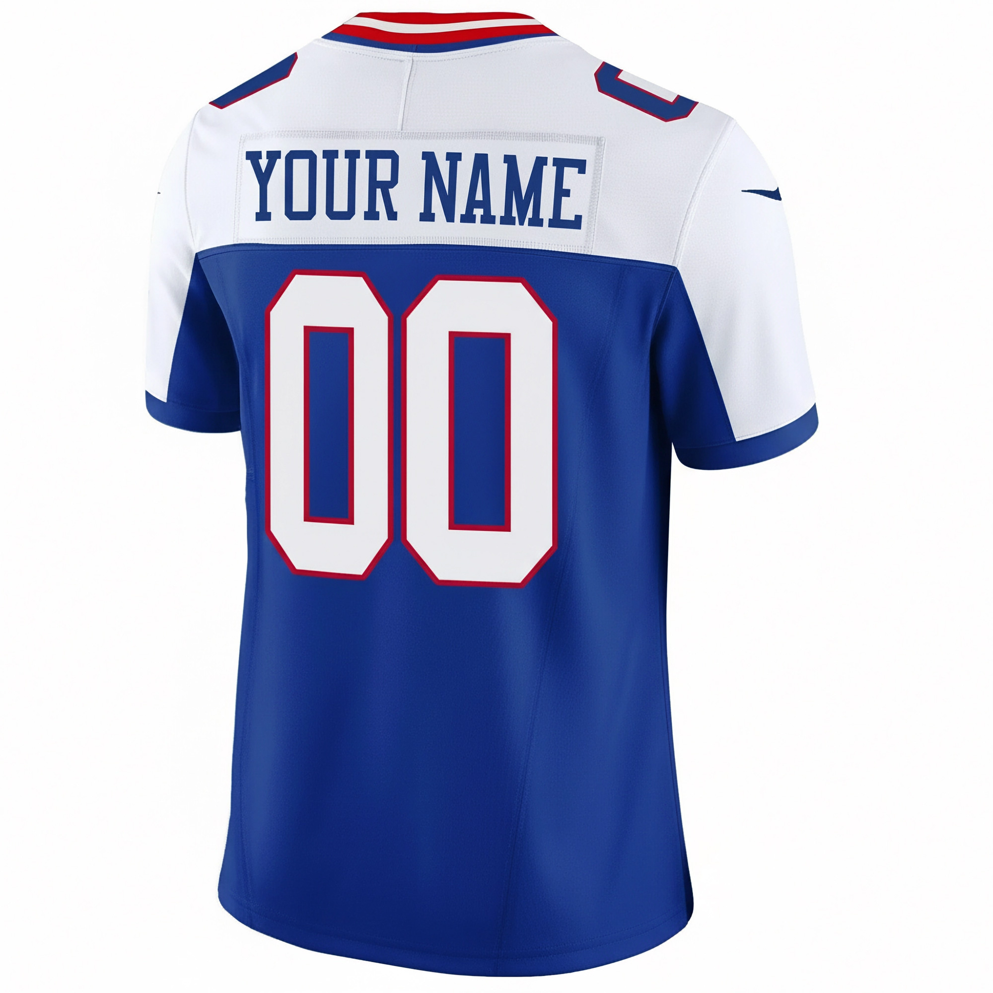 Custom New York Giants Royal Blue Alternate 100th Season Anniversary Jersey - All Stitched - Image 3