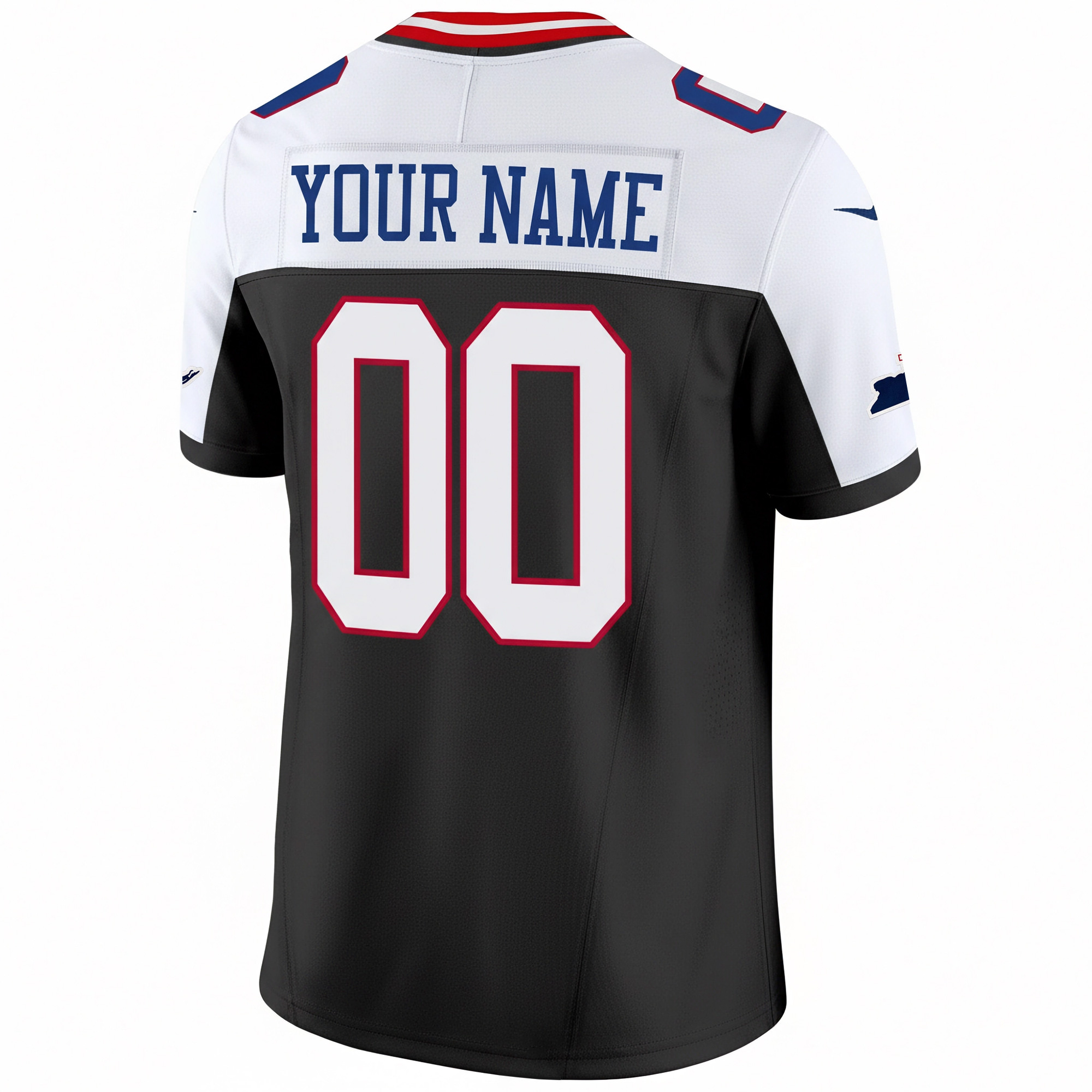 Custom New York Giants Black Alternate 100th Season Anniversary Jersey - All Stitched - Image 3