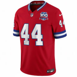 Alternative view of Cam Skattebo New York Giants Red 100th Season Anniversary Jersey - All Stitched