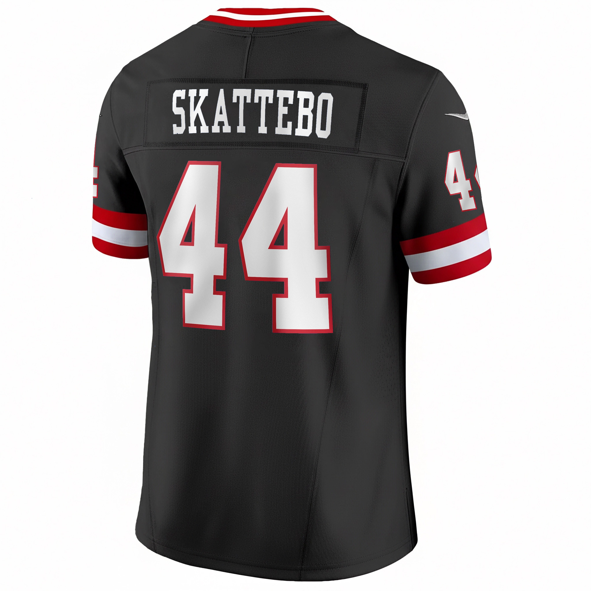 Cam Skattebo New York Giants Black 100th Season Anniversary Jersey - All Stitched - Image 3
