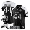 Cam Skattebo New York Giants Alternate Black Gothic Theme Limited Jersey - All Stitched