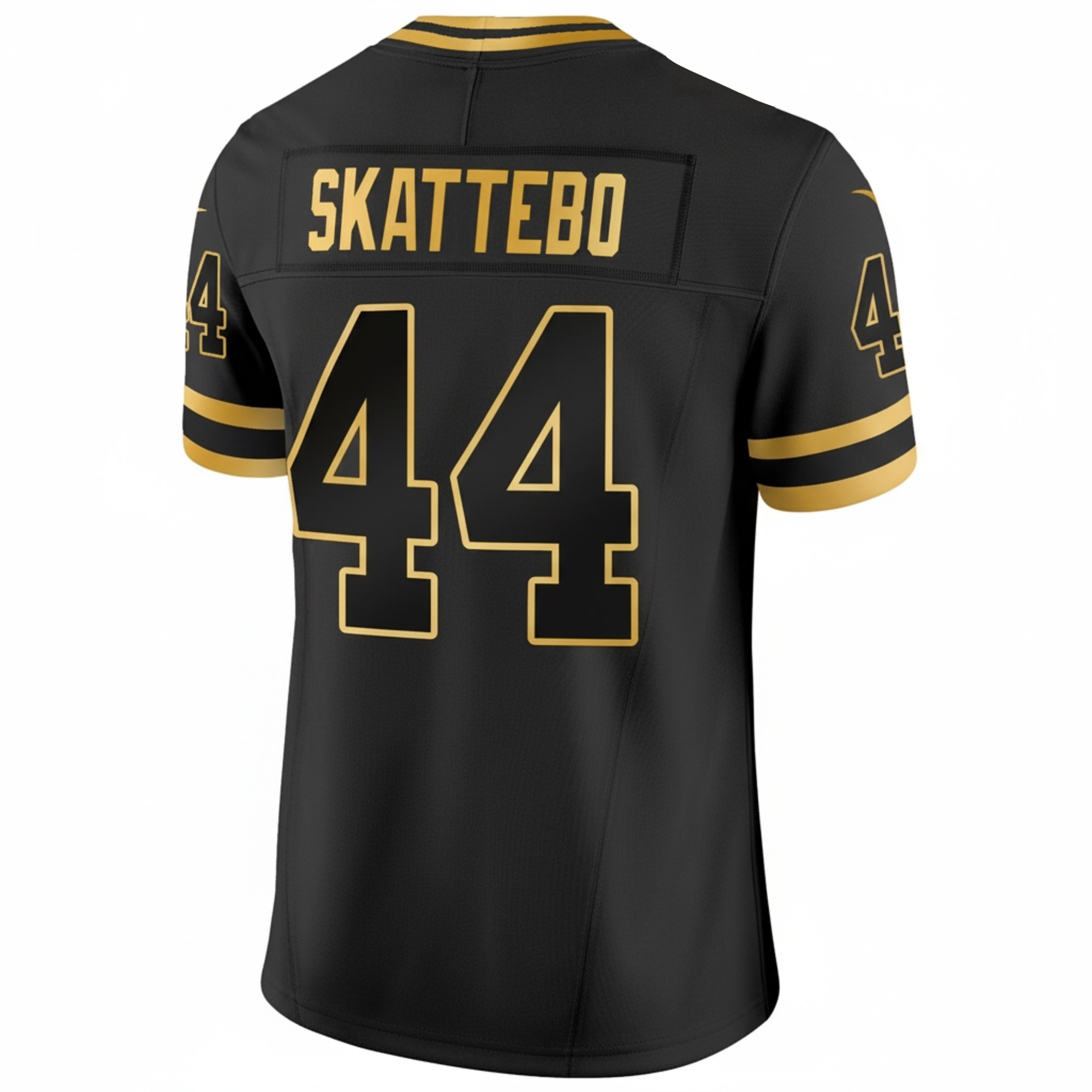 Cam Skattebo New York Giants 4x Champions Black Gold 100th Season Anniversary Jersey - All Stitched - Image 3