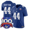 Cam Skattebo New York Giants 100th Season Anniversary Royal Vapor F.U.S.E Limited Jersey - All Stitched