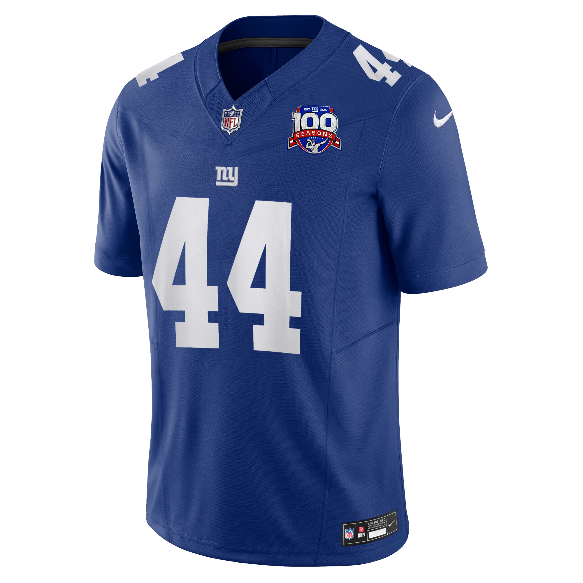 Cam Skattebo New York Giants 100th Season Anniversary Royal Vapor F.U.S.E Limited Jersey - All Stitched - Image 2