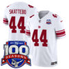 Cam Skattebo New York Giants 100th Season Anniversary White Vapor F.U.S.E Limited Jersey - All Stitched
