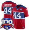 Cam Skattebo New York Giants 100th Season Anniversary Red Vapor F.U.S.E Limited Jersey - All Stitched