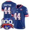 Cam Skattebo New York Giants 100th Season Anniversary Royal Alternate Vapor F.U.S.E Limited Jersey - All Stitched