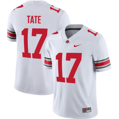 Carnell Tate Ohio State Buckeyes Football White Game Jersey - All Stitched