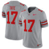 Carnell Tate Ohio State Buckeyes Football Grey Heritage Stripe Vapor F.U.S.E Limited Jersey - All Stitched