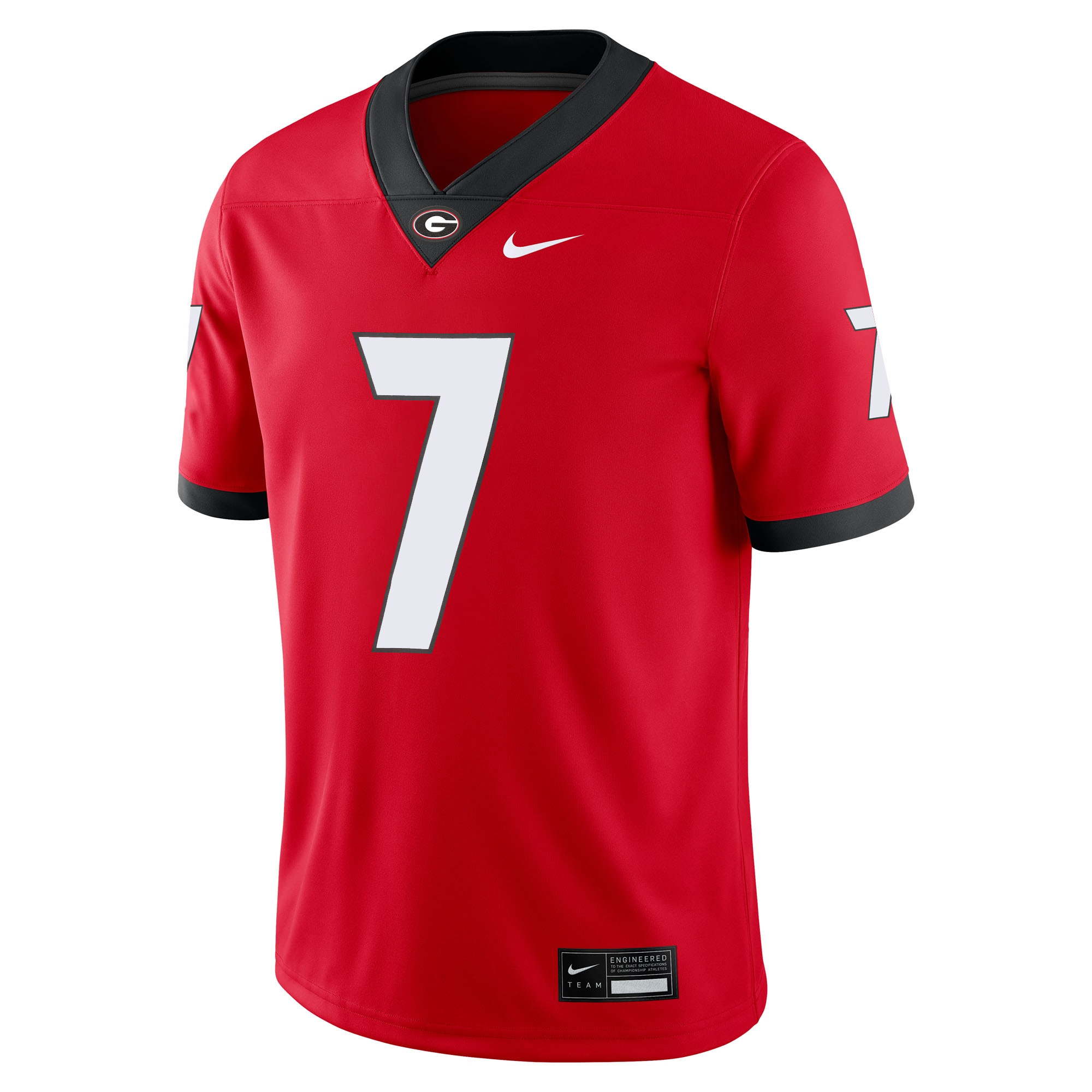 Lawson Luckie Georgia Bulldogs Football Red Home Game Jersey - All Stitched - Image 2