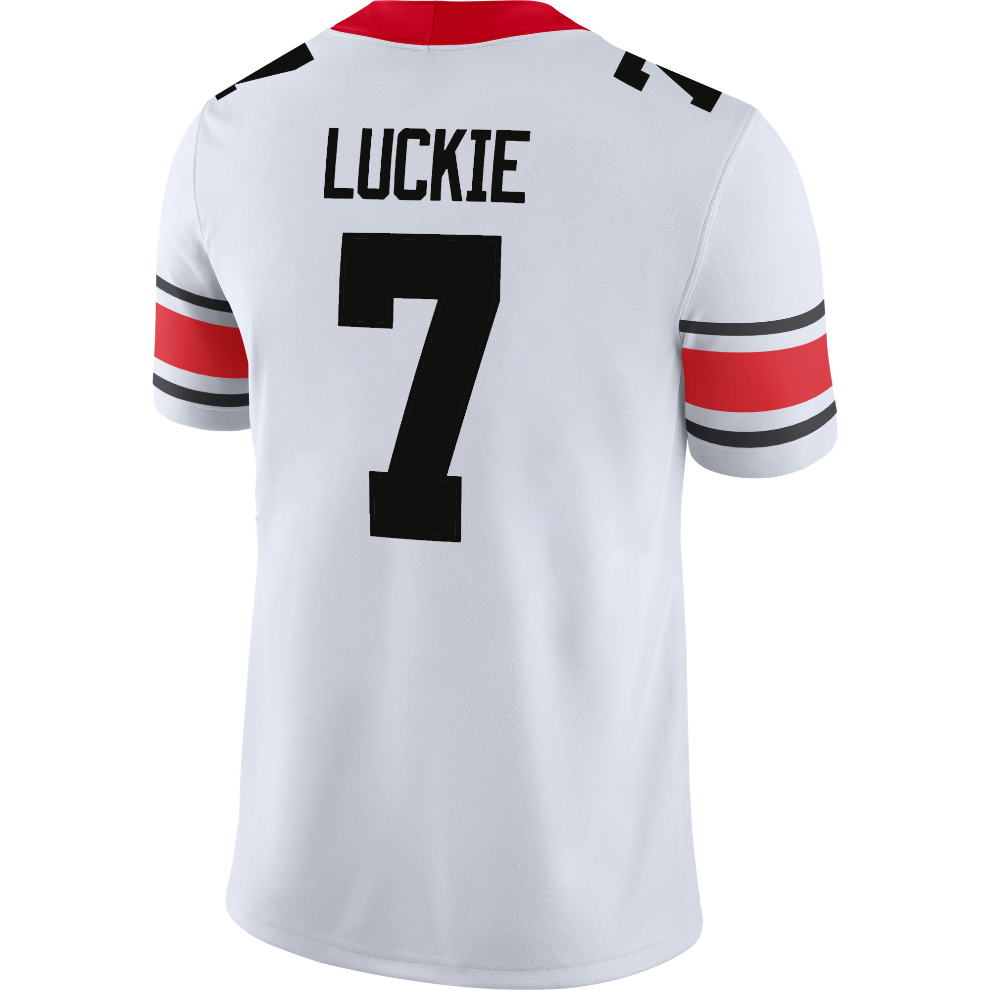 Lawson Luckie Georgia Bulldogs Football White 40th NC Anniversary Jersey - All Stitched - Image 3