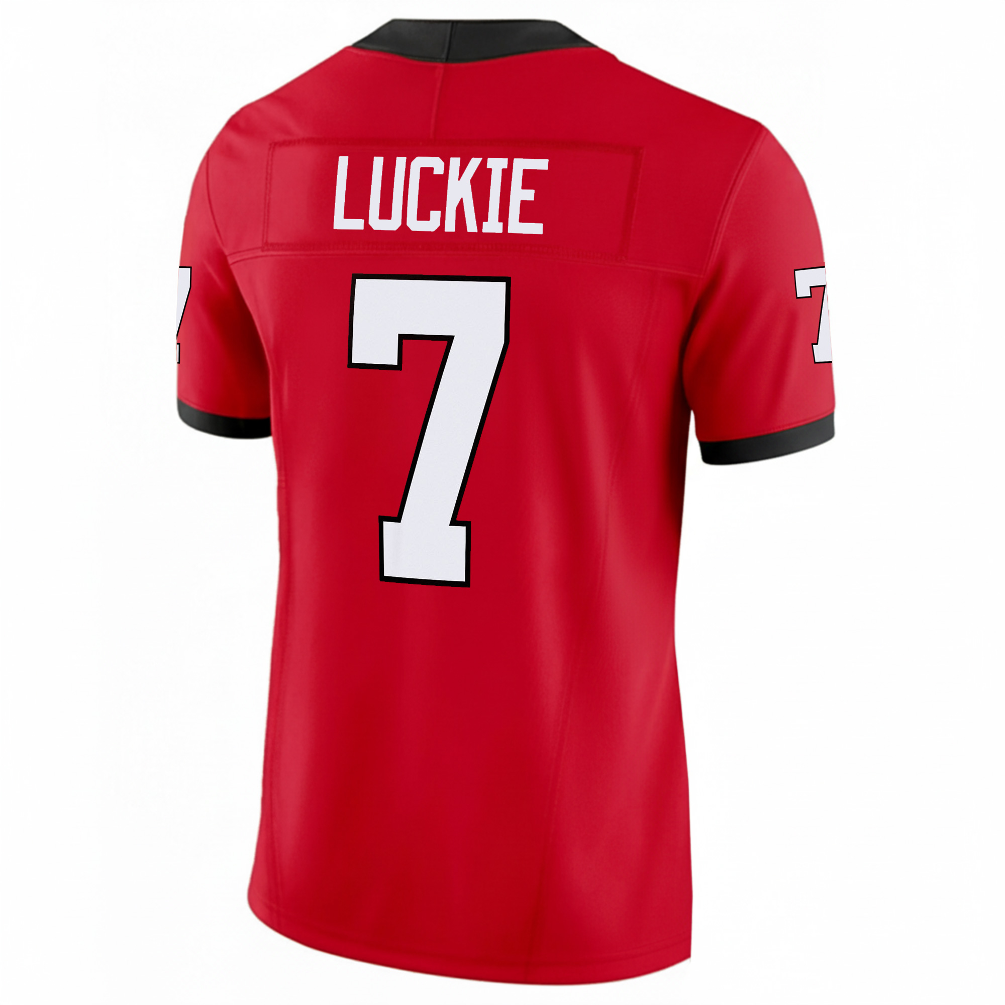 Lawson Luckie Georgia Bulldogs Football Red Vapor F.U.S.E Limited Jersey w/ SEC Patch - All Stitched - Image 3