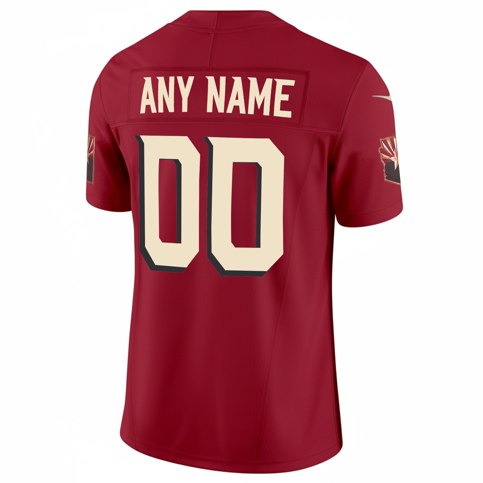 Custom Arizona Cardinals Cardinal 2025 Rivalries Collection Jersey - All Stitched - Image 3
