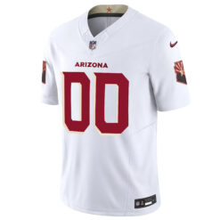 Alternative view of Custom Arizona Cardinals White 2025 Rivalries Collection Jersey - All Stitched