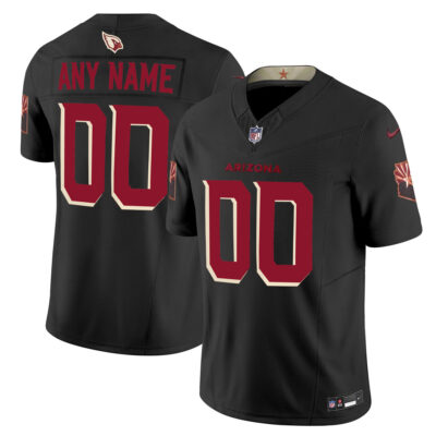 Custom Arizona Cardinals Black 2025 Rivalries Collection Jersey - All Stitched