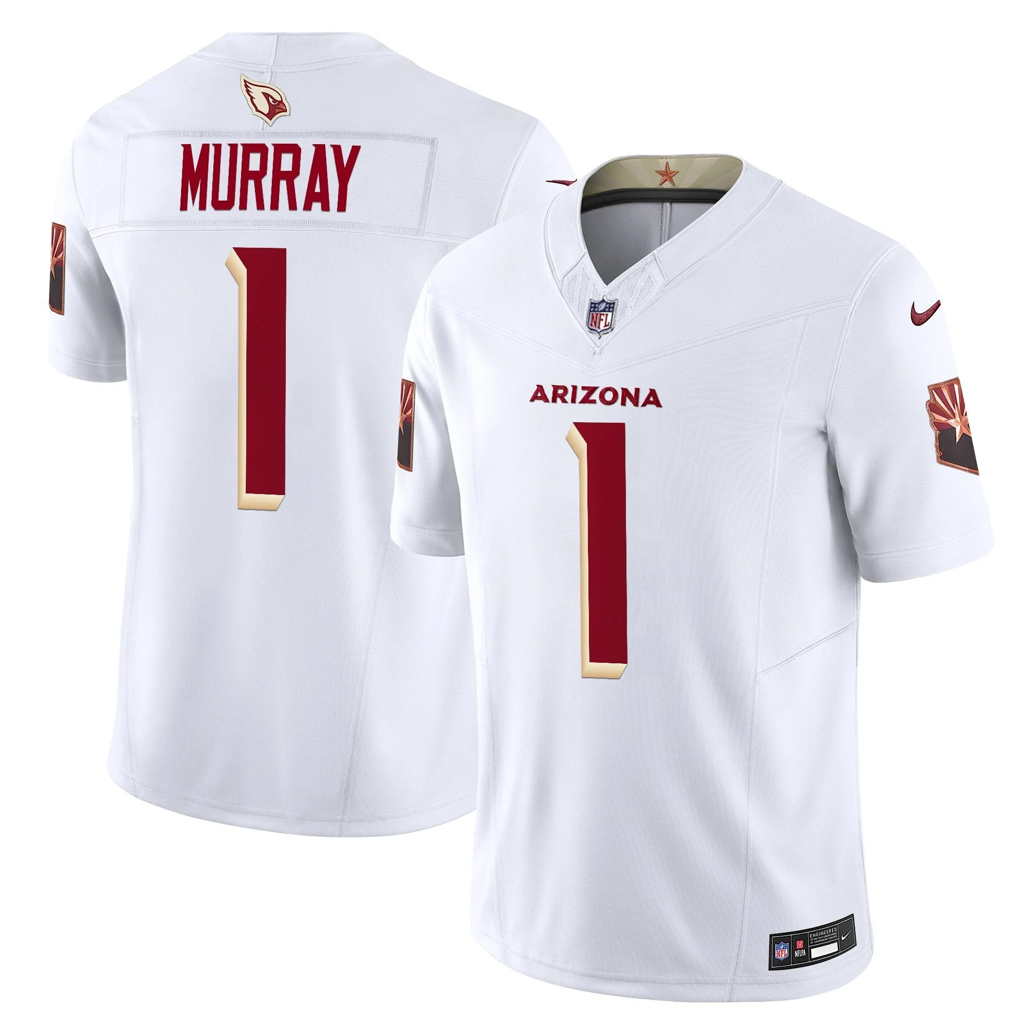 Kyler Murray Arizona Cardinals White 2025 Rivalries Collection Jersey - All Stitched
