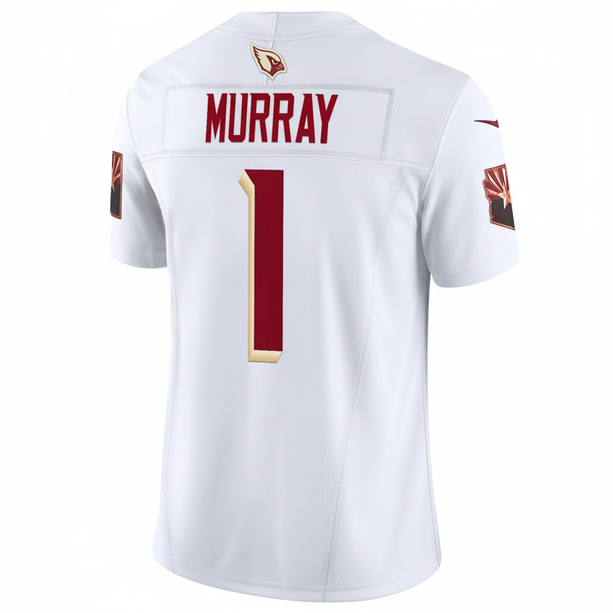 Kyler Murray Arizona Cardinals White 2025 Rivalries Collection Jersey - All Stitched - Image 3