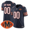 Custom Chicago Bears Honor Virginia Halas McCaskey Navy Vapor F.U.S.E Limited Jersey - All Stitched