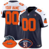 Custom Chicago Bears Dick Butkus Honor Alternate Navy Throwback Vapor F.U.S.E Limited Jersey - All Stitched