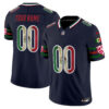 Custom Chicago Bears Mexico Navy Vapor F.U.S.E Limited Jersey - All Stitched
