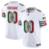 Custom Chicago Bears Mexico White Vapor F.U.S.E Limited Jersey - All Stitched