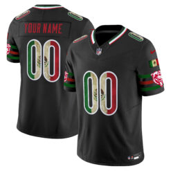 Custom Chicago Bears Mexico Black Vapor F.U.S.E Limited Jersey - All Stitched