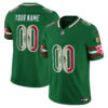 Custom Chicago Bears Mexico Green Vapor F.U.S.E Limited Jersey - All Stitched