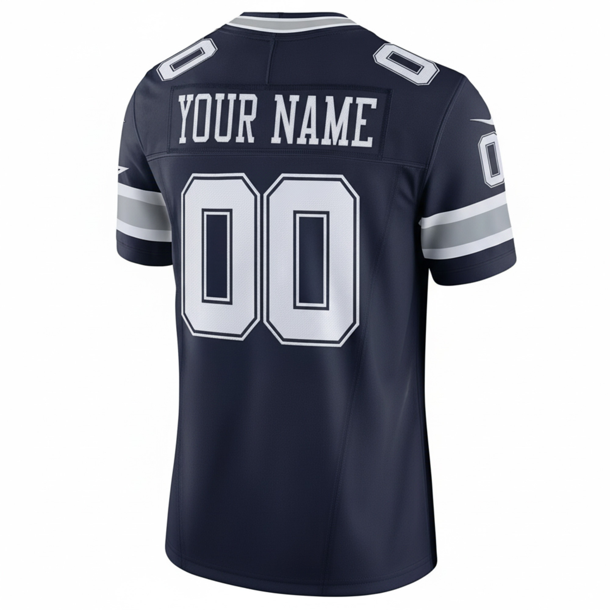 Custom Dallas Cowboys 94 Marshawn Kneeland Memorial Navy Limited Jersey - All Stitched - Image 3