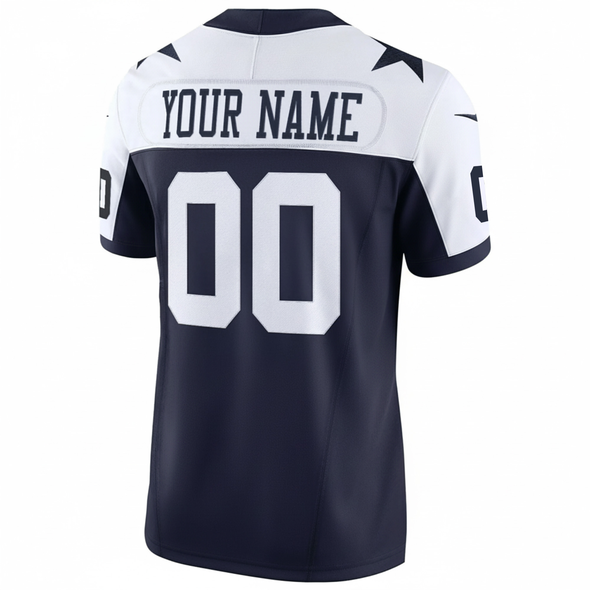 Custom Dallas Cowboys 94 Marshawn Kneeland Memorial Navy Alternate Limited Jersey - All Stitched - Image 3