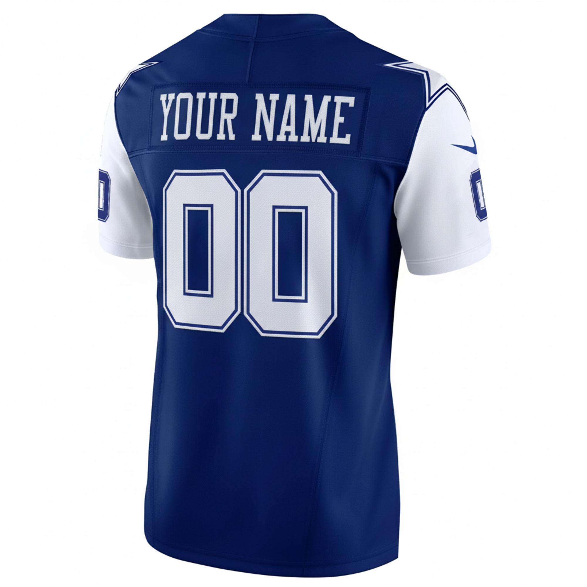 Custom Dallas Cowboys 94 Marshawn Kneeland Memorial Navy Throwback Limited Jersey - All Stitched - Image 3
