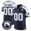 Custom Dallas Cowboys Dallas City Patch Navy Alternate Limited Jersey - All Stitched