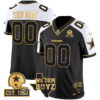 Custom Dallas Cowboys Est 1960 We Dem Boyz Patch Black Gold Alternate Limited Jersey - All Stitched