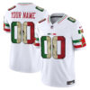 Custom Dallas Cowboys Mexico White Vapor F.U.S.E Limited Jersey - All Stitched