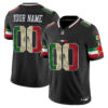 Custom Dallas Cowboys Mexico Black Vapor F.U.S.E Limited Jersey - All Stitched