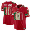 Custom Dallas Cowboys Mexico Red Vapor F.U.S.E Limited Jersey - All Stitched