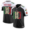 Custom Dallas Cowboys Mexico Black Alternate Vapor F.U.S.E Limited Jersey - All Stitched