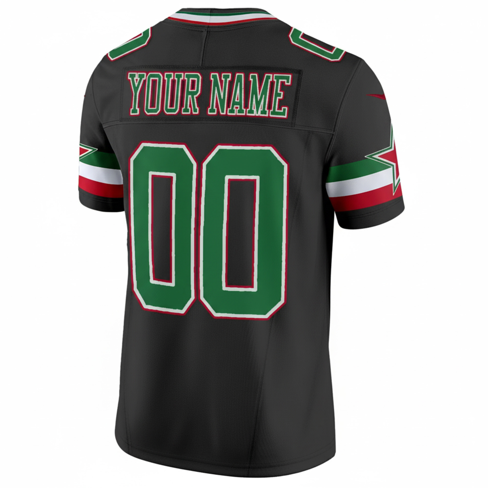 Custom Dallas Cowboys Mexico Edition Black Vapor F.U.S.E Limited Jersey - All Stitched - Image 3